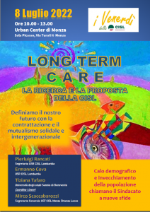 Monza - Long term care, la ricerca e la proposta della Cisl