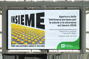 Fabio Nava interviene a Palazzo Lombardia durante la Settimana europea per la salute e sicurezza sul lavoro 2026